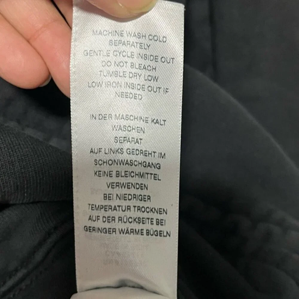 True Religion Black Zip Up Hoodie Size 2XL